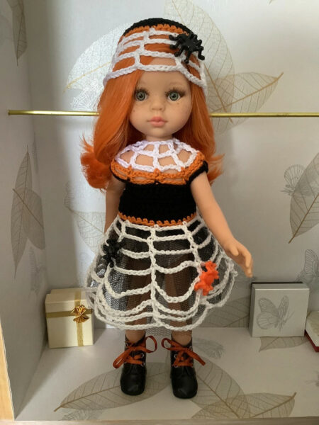 OLNOE CREATIONS - Créations Originales Au Crochet Réalisées En Provence - Poupée Las Amigas Paola Reina Halloween