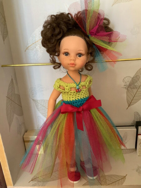 OLNOE CREATIONS - Créations Originales Au Crochet Réalisées En Provence - Poupée Las Amigas Paola Reina Carol Carnaval De Rio