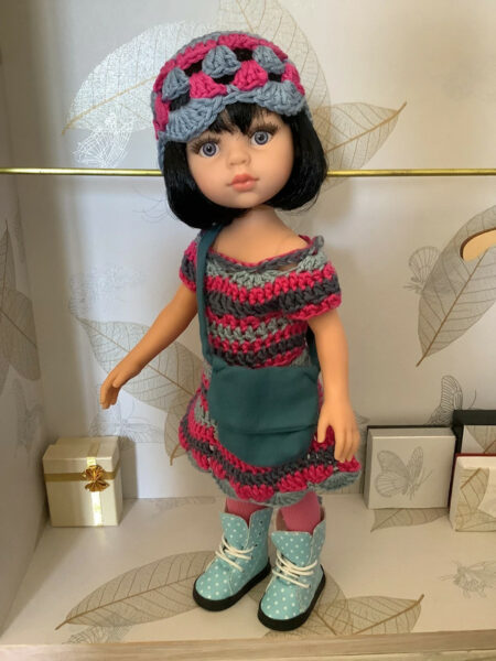 OLNOE CREATIONS - Créations Originales Au Crochet Réalisées En Provence - Poupée Las Amigas Paola Reina Carina