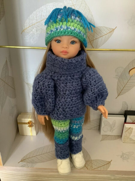 OLNOE CREATIONS - Créations Originales Au Crochet Réalisées En Provence - Poupée Las Amigas Paola Reina Manica