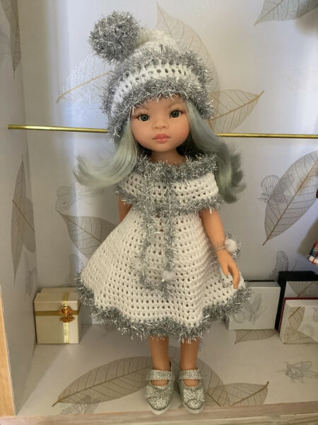 OLNOE CREATIONS - Créations Originales Au Crochet Réalisées En Provence - Poupée Las Amigas Paola Reina Liu