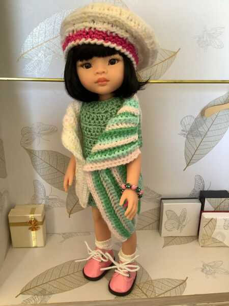OLNOE CREATIONS - Créations Originales Au Crochet Réalisées En Provence - Poupée Las Amigas Paola Reina Naomi