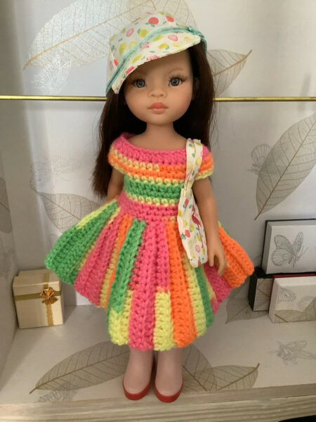 OLNOE CREATIONS - Créations Originales Au Crochet Réalisées En Provence - Poupée Las Amigas Paola Reina Mali