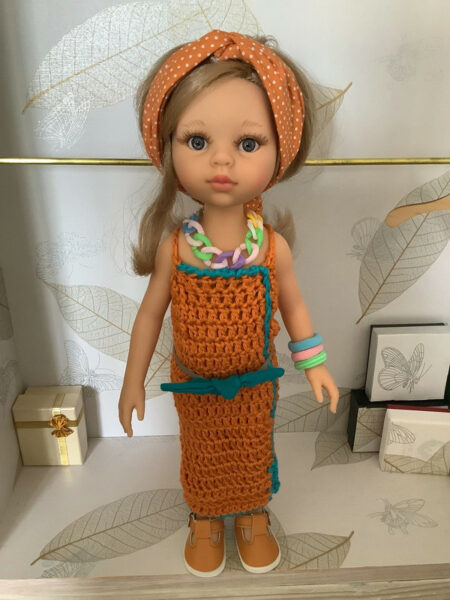 OLNOE CREATIONS - Créations Originales Au Crochet Réalisées En Provence - Poupée Las Amigas Paola Reina Carla