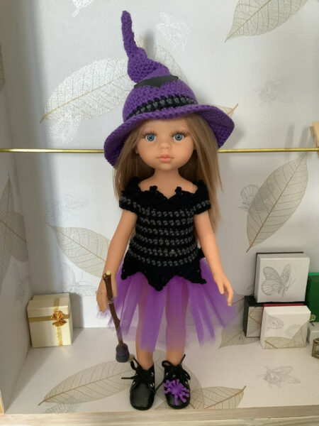 OLNOE CREATIONS - Créations Originales Au Crochet Réalisées En Provence - Poupée Las Amigas Paola Reina Carla Halloween