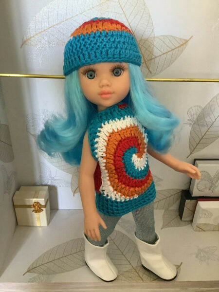 OLNOE CREATIONS - Créations Originales Au Crochet Réalisées En Provence - Poupée Las Amigas Paola Reina Kiara Manga