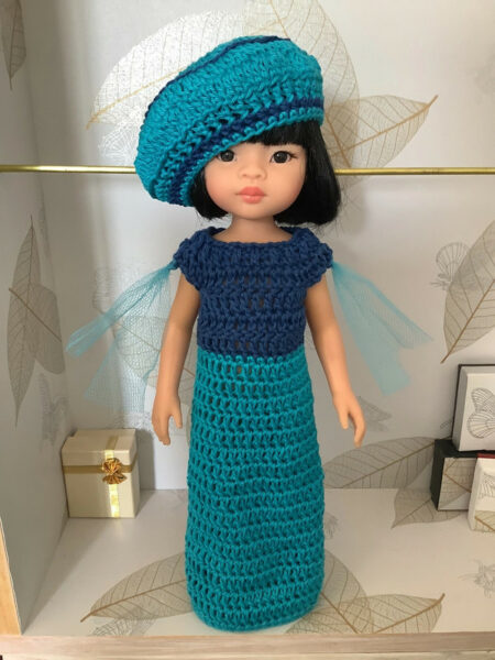 OLNOE CREATIONS - Créations Originales Au Crochet Réalisées En Provence - Poupée Las Amigas Paola Reina Naomi