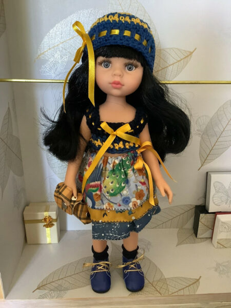 OLNOE CREATIONS - Créations Originales Au Crochet Réalisées En Provence - Poupée Las Amigas Paola Reina Carina
