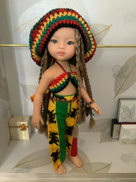 OLNOE CREATIONS - Créations Originales Au Crochet Réalisées En Provence - Poupée Las Amigas Paola Reina Manica