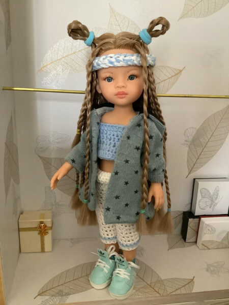 OLNOE CREATIONS - Créations Originales Au Crochet Réalisées En Provence - Poupée Las Amigas Paola Reina Manica