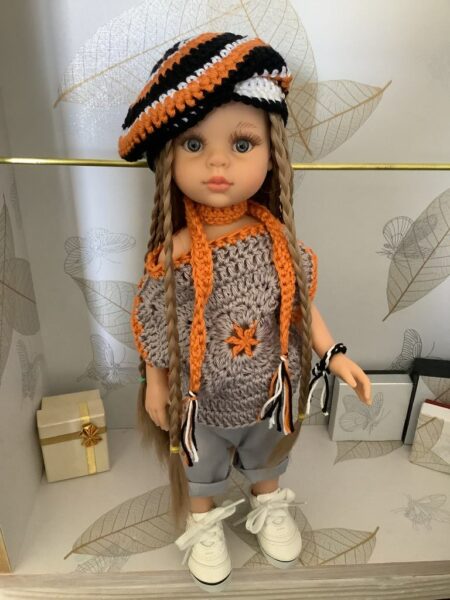 OLNOE CREATIONS - Créations Originales Au Crochet Réalisées En Provence - Poupée Las Amigas Paola Reina Carla