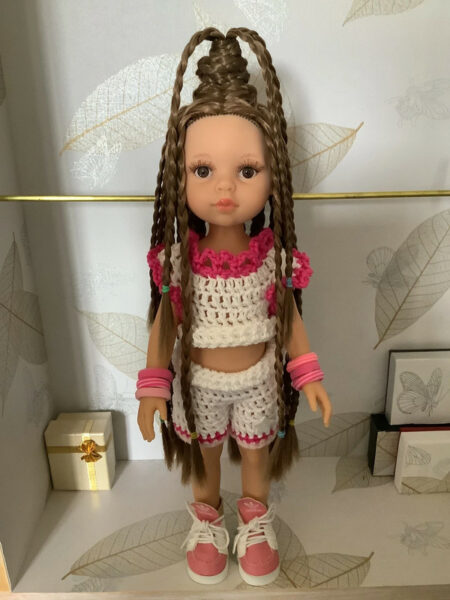 OLNOE CREATIONS - Créations Originales Au Crochet Réalisées En Provence - Poupée LauraLas Amigas Paola Reina