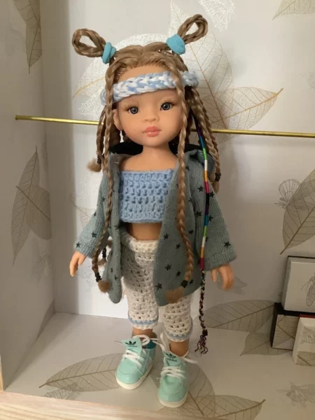 OLNOE CREATIONS - Créations Originales Au Crochet Réalisées En Provence - Poupée Las Amigas Paola Reina Manica
