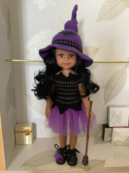 OLNOE CREATIONS - Créations Originales Au Crochet Réalisées En Provence - Poupée Las Amigas Paola Reina Cléo Jasmine Halloween