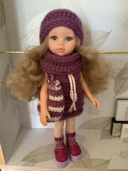 OLNOE CREATIONS - Créations Originales Au Crochet Réalisées En Provence - Poupée Las Amigas Carla Paola Reina