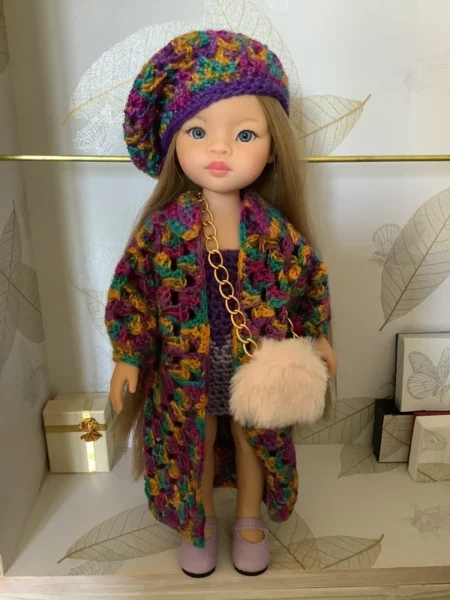 OLNOE CREATIONS - Créations Originales Au Crochet Réalisées En Provence - Poupée Las Amigas Paola Reina Manica
