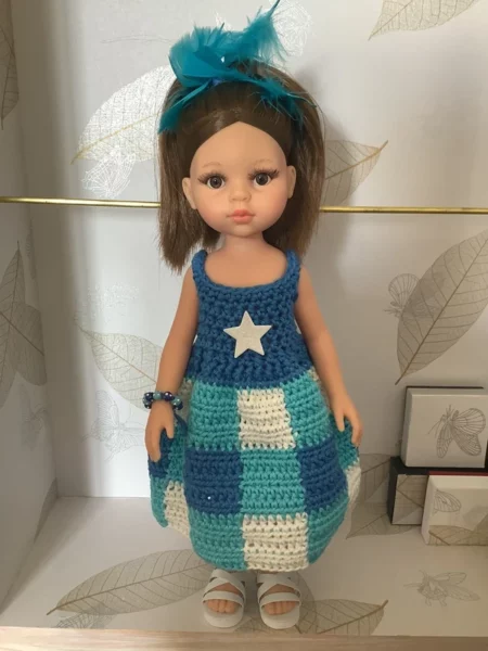 OLNOE CREATIONS - Créations Originales Au Crochet Réalisées En Provence - Poupée Las Amigas Paola Reina Carol