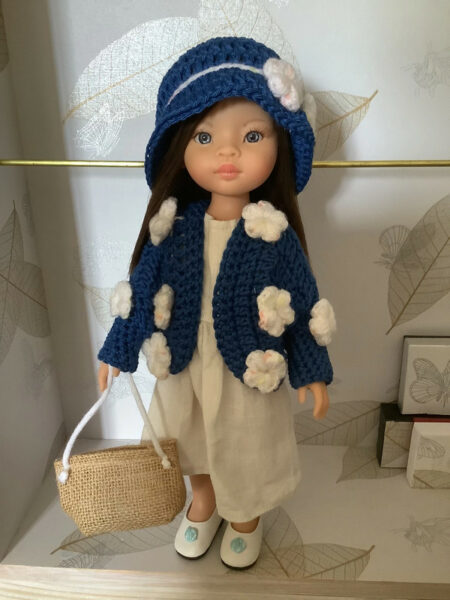 OLNOE CREATIONS - créations originales au crochet réalisées en Provence - poupée Las Amigas Paola Reina Mali