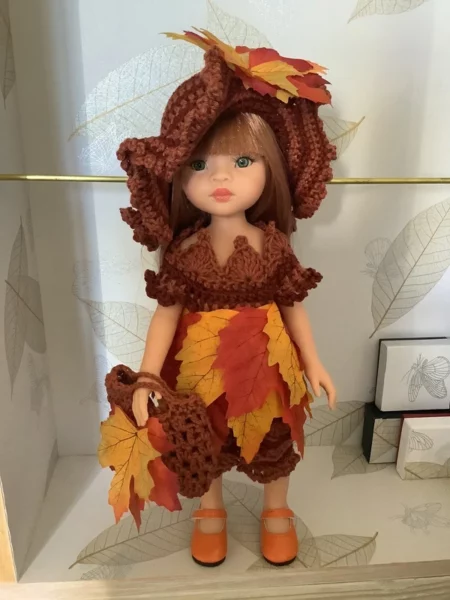 OLNOE CREATIONS - Créations Originales Au Crochet Réalisées En Provence - Poupée Las Amigas Paola Reina Lumita