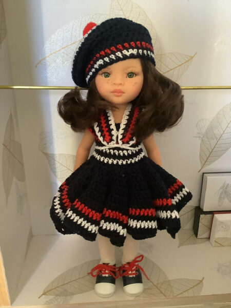 OLNOE CREATIONS - Créations Originales Au Crochet Réalisées En Provence - Poupée Las Amigas Paola Reina Sofia