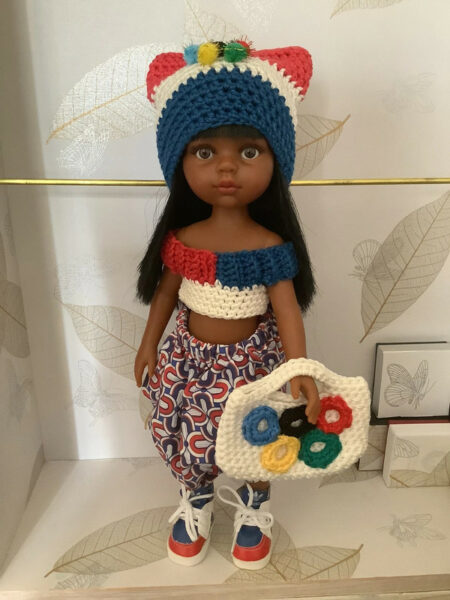 OLNOE CREATIONS - créations originales au crochet réalisées en Provence - poupée Paola Reina Nora JO