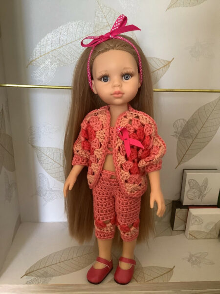 OLNOE CREATIONS - créations originales au crochet réalisées en Provence - poupée Las Amigas Paola Reina Carla