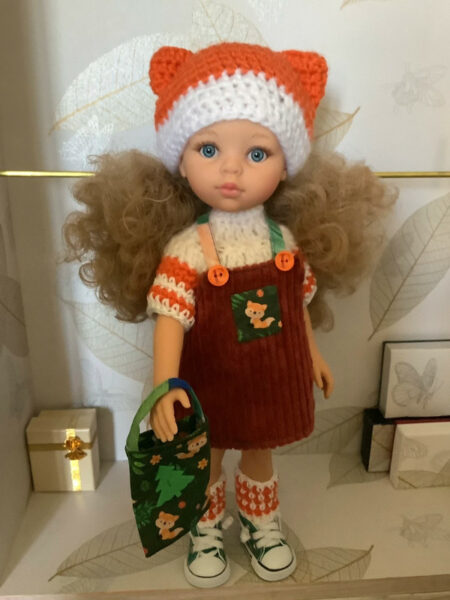 OLNOE CREATIONS - créations originales au crochet réalisées en Provence - poupée Las Amigas Paola Reina Carla renard