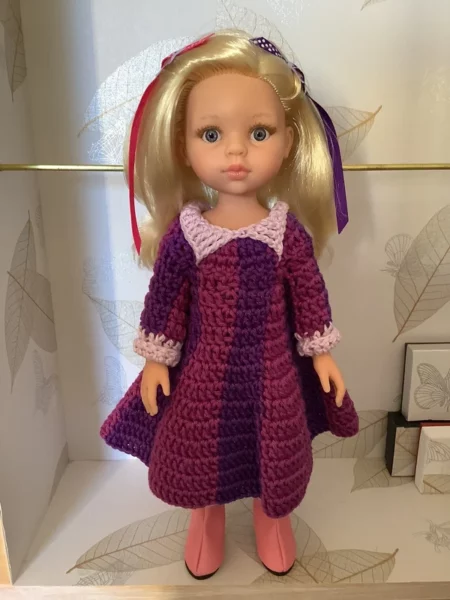 OLNOE CREATIONS - créations originales au crochet réalisées en Provence - poupée Las Amigas Paola Reina Claudia Enid Sinclair amie Mercredi Addams