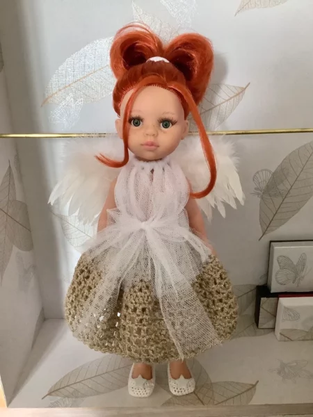 OLNOE CREATIONS - créations originales au crochet réalisées en Provence - poupée Las Amigas Paola Reina Cristi ange