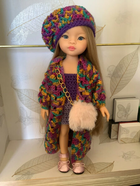 OLNOE CREATIONS - créations originales au crochet réalisées en Provence - poupée Las Amigas Paola Reina Manica