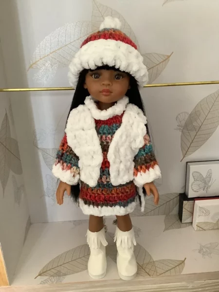 OLNOE CREATIONS - créations originales au crochet réalisées en Provence - poupée Paola Reina Meily