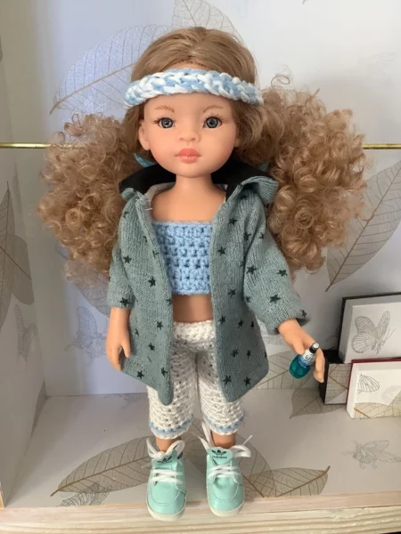 OLNOE CREATIONS - créations originales au crochet réalisées en Provence - poupée Las Amigas Paola Reina Rebeca