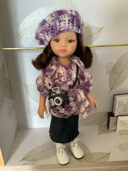 OLNOE CREATIONS - créations originales au crochet réalisées en Provence - poupée Las Amigas Paola Reina Sofia Musée