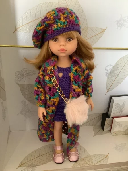 OLNOE CREATIONS - créations originales au crochet réalisées en Provence - poupée Las Amigas Paola Reina Amelie