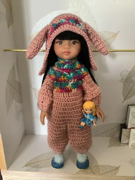 OLNOE CREATIONS - créations originales au crochet réalisées en Provence - poupée Las Amigas Paola Reina Meily Kigurumi