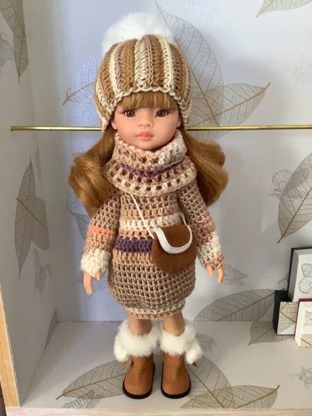 OLNOE CREATIONS - créations originales au crochet réalisées en Provence - poupée Las Amigas Paola Reina Ksénia