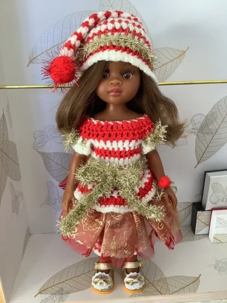 OLNOE CREATIONS - créations originales au crochet réalisées en Provence - poupée Las Amigas Paola Reina Nora Noël