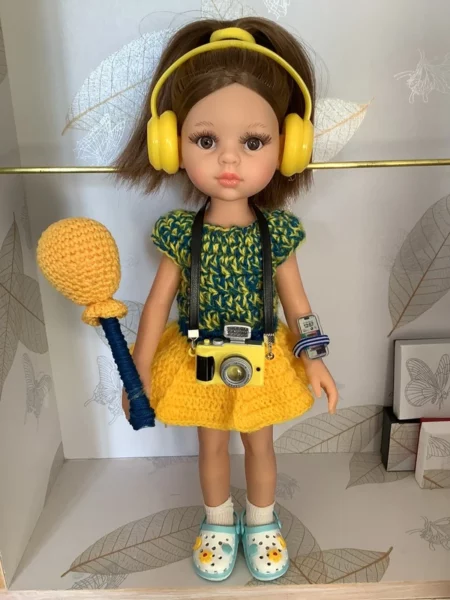 OLNOE CREATIONS - créations originales au crochet réalisées en Provence - poupée Las Amigas Paola Reina Carol