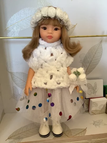 OLNOE CREATIONS - créations originales au crochet réalisées en Provence - poupée Las Amigas Paola Reina Manica mariage