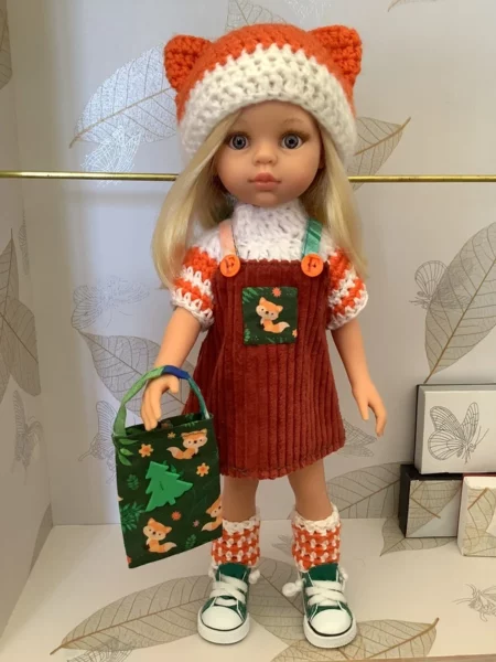 OLNOE CREATIONS - créations originales au crochet réalisées en Provence - poupée Las Amigas Paola Reina Claudia renard