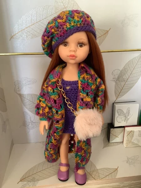 OLNOE CREATIONS - créations originales au crochet réalisées en Provence - poupée Las Amigas Paola Reina Cristi