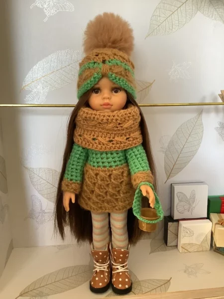 OLNOE CREATIONS - créations originales au crochet réalisées en Provence - poupée Las Amigas Paola Reina Carol