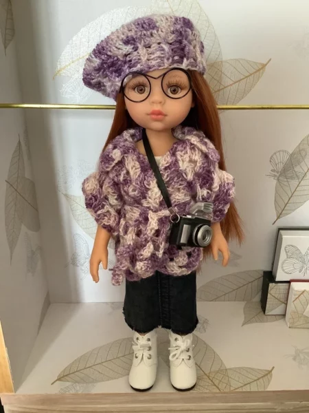 OLNOE CREATIONS - créations originales au crochet réalisées en Provence - poupée Las Amigas Paola Reina Cristi