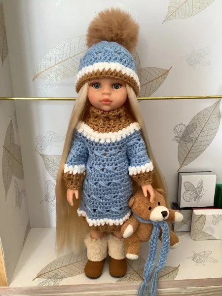 OLNOE CREATIONS - créations originales au crochet réalisées en Provence - poupée Las Amigas Paola Reina Claudia