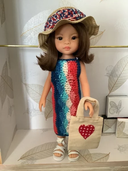 OLNOE CREATIONS - créations originales au crochet réalisées en Provence - poupée Paola Reina Liu