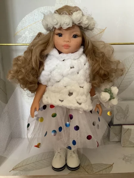 OLNOE CREATIONS - créations originales au crochet réalisées en Provence - poupée Las Amigas Paola Reina Rebeca mariage