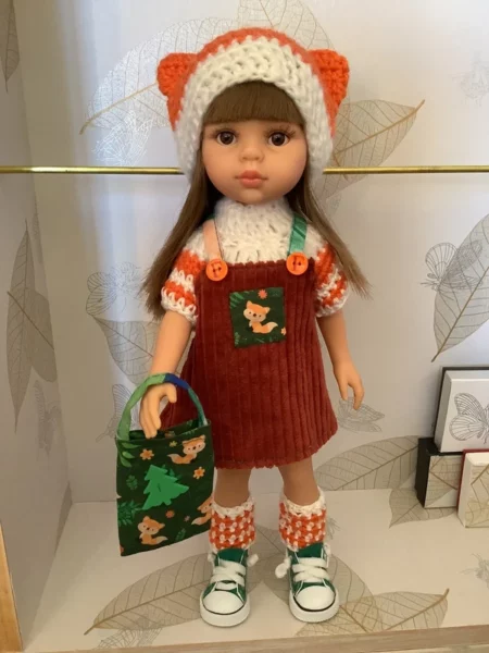 OLNOE CREATIONS - créations originales au crochet réalisées en Provence - poupée Las Amigas Paola Reina Carol renard