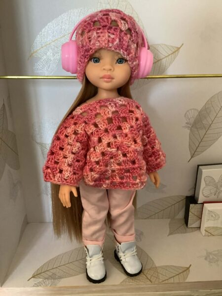 OLNOE CREATIONS - créations originales au crochet réalisées en Provence - poupée Las Amigas Paola Reina Manica