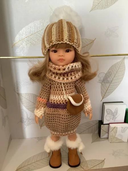 OLNOE CREATIONS - créations originales au crochet réalisées en Provence - poupée Las Amigas Manica Paola Reina