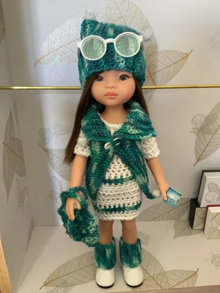 OLNOE CREATIONS - créations originales au crochet réalisées en Provence - poupée Las Amigas Paola Reina Mali